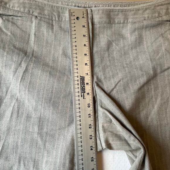Lane Bryant Women Formal Straight Leg Pants size 18, Taupe Gray - Picture 5 of 11